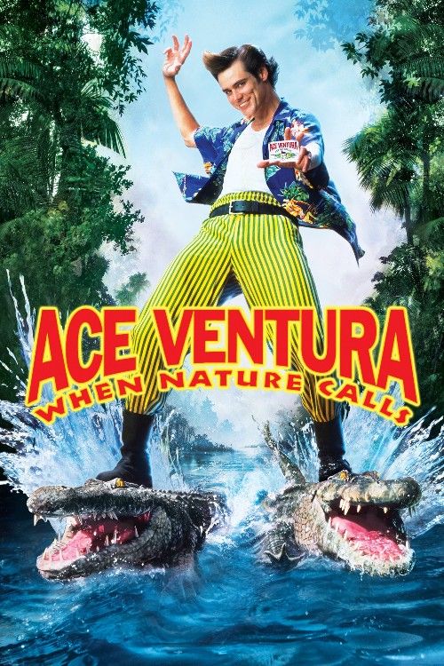 poster of Ace Ventura: When Nature Calls (1995) Hindi ORG Dubbed Movie